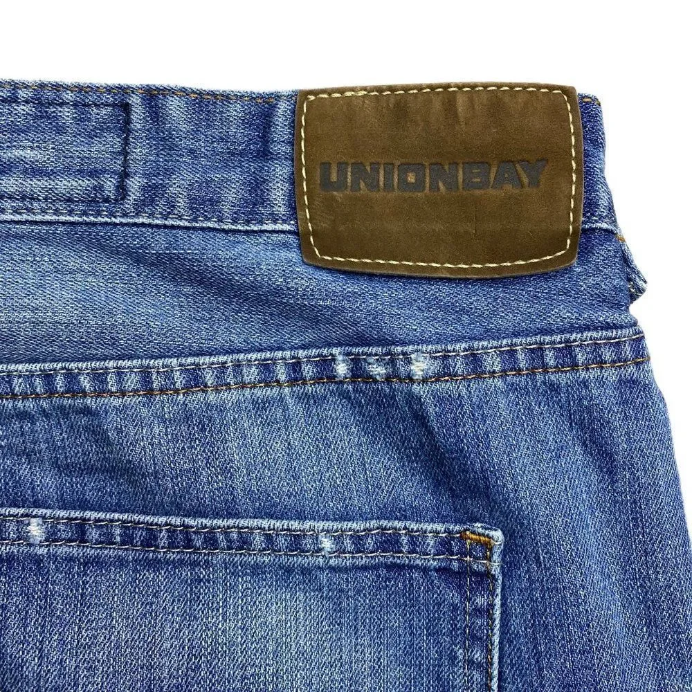 Unionbay Distressed Bootcut Jeans Size 36 X 32